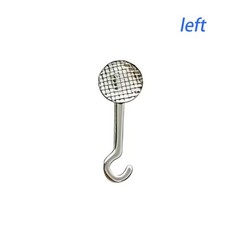 Dental Ortho Lingual Buttons with hook Bondable Round 10Pcs/Pack Mesh