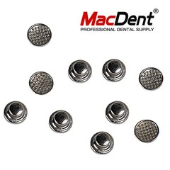 MacDent Dental Orthodontic Round Lingual Button Bondable Type 10Pcs/Kit