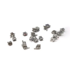 Orthodontic Metal Self-ligating Bracket Dental MINI Brace ROTH 022 345Hook 0.022