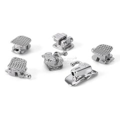 AZDENT Dental Ortho SelfLigating Brackets Braces Metal Mini Roth.022 Hooks 345