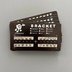 10 Sets Dental Metal Brackets Braces Mini Roth 022/018 Slot 345 hooks Mesh Base