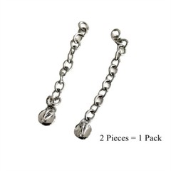 Dental Traction Hook Eyelet Button Chain Round Base Buttons 2Pcs/Pack