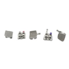 Dental Orthodontic Brackets Mini MBT 022 345HK MIM Metal Twin Ortodoncia Braces