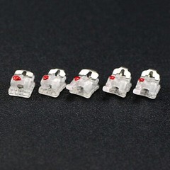 Orthodontic Bracket Self Ligating Ceramic Clear Aesthetic Interactive Roth 0.022