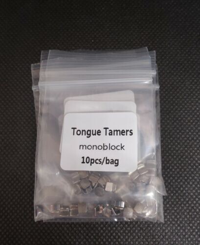 150Pcs Dental Orthodontic MIM Bite Turbos Tongue Tamers Monoblock Bondable Hinge