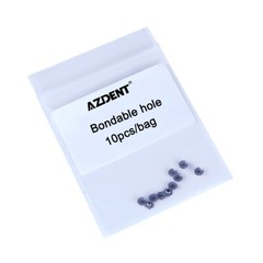 Lot Dental Orthodontic Lingual Buttons Bondable Mesh Base Meshed with Hole