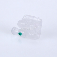 5 Pack AZDENT Dental Orthodontic Ceramic Bracket Braces Roth .022 Hooks 3 4 5