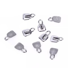 10pcs/bag Dental Orthodontic Lingual Buttons Bondable Round /Rectangular Base