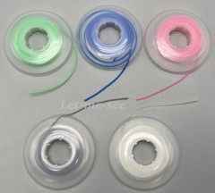 Archwire Sleeve Dental Orthodontic Elastic Protective Tube Wires Bracket 6Colors