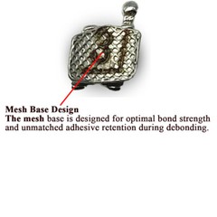 25Pk Dental Orthodontic Metal Brackets Braces Mini Roth.022 Hook 345 EASYINSMILE