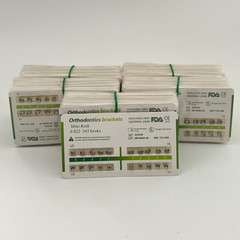 100Sets Dental Orthodontic Metal Brackets Mini Roth 022 345 hooks Mesh Base