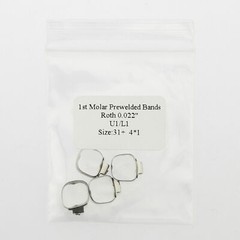 40 Pc Dental Orthodontic Band&Buccal Tube U3/L2 Roth 022 1st Molar 35#-39+#