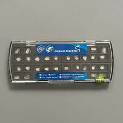 1 Set Dental Orthodontic Metal Lingual Brackets Brace Buccal Tubes 28pcs/set