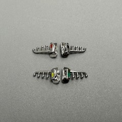 Dental Orthodontic Bondable Tube Molar Roth MBT lst 022 AUX Hole Multifunctional