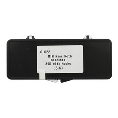 Orthodontic Mini Roth Brackets Dental Metal MIM MBT Braces 022 345HK Hooks 6-6