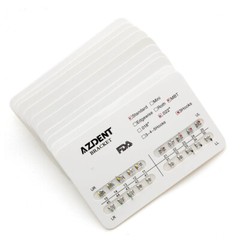 AZDENT Dental Orthodontic Bracket Braces Standard MBT Slot .022 Hooks on 3