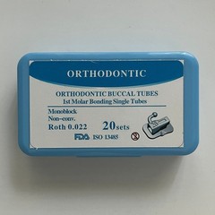 20Sets Dental Orthodontic Buccal Tubes 1st 2nd Molar Tube Roth 022 Non-Con U1/L1