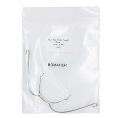 Dental Orthodontic Stainless Steel Extraoral Face Bow With Cuspid Hook 6 Sizes