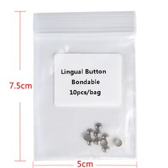AZDENT Dental Ortodoncia Botones Linguales de Bonda 10pzas/Bolsa