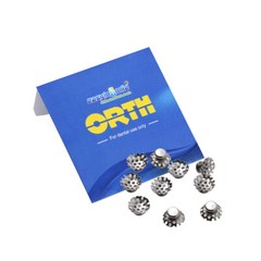 10PCS Dental Ortho Lingual Buttons Bondable round/rectangular MIM Mesh Base USA