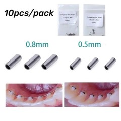 Dental Orthodontic Crimpable Hooks Stopper Metal Mini Short Long Stop Type