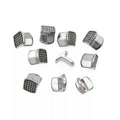 Dental Orthodontic Round Lingual Buttons Bondable & Cleat Mesh 10pcs/pack