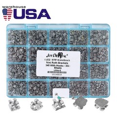 Dental Orthodontic Brackets Mini Roth.022 345Hooks 50sets/1000pcs Joydental