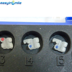 5packs Dental Orthodontic Bracket Ceramic Clear Mini Braces Roth 3 with Hook 022