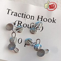 100 Pcs Dental Orthodontic Caplin Hook Traction Hook 3mm Diameter Round Bondable