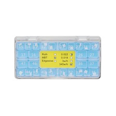 Dental American Orthodontics 20/40 Ceramic Brackets Clear Braces MBT 022 345Hook