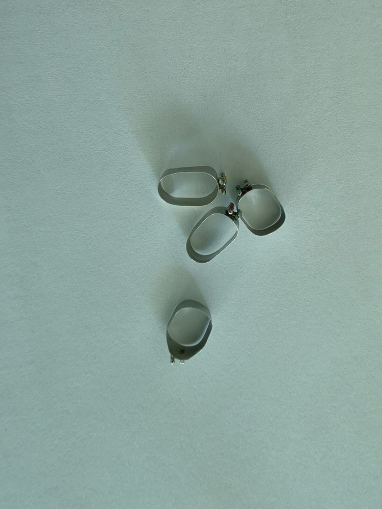 Dental Orthodontic 2nd Bicuspid Bands with Roth bracket size 25# 5 packs20pcs