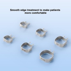 AZDENT Dental Orthodontic Kids Space Stainless steel Bands #23 -#42 with Wires