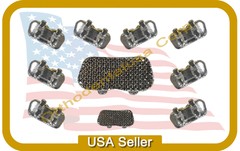 Set x 10 ORTHODONTIC MOLAR BRACKET EDGEWISE SLOT .022” FOR BONDING ref YMB602M