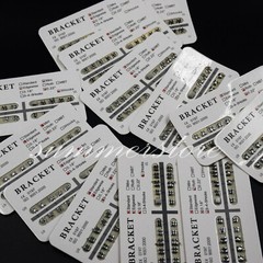 Dental Ortho Bracket Braces Mini/Standard 018/022 Roth/MBT/Edge No/3/345 Hooks