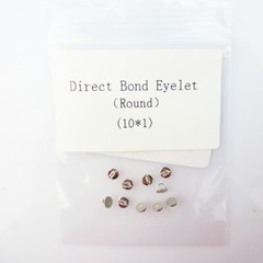 10x Dental Orthodontic Lingual Buttons bondable round Base with Mesh Easyinsmile