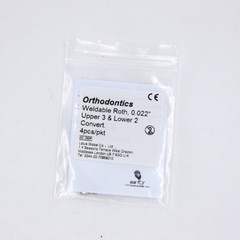 20Packs Dental Orthodontics Weldable Buccal Tubes Roth 0.022” Conv U3 L2 4/pack