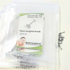 100 Packs Orthodontic Crimpable Hook Dental Long Type 10 pcs/pack