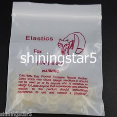 CLEAR X-HEAVY 6.5 OZ ORTHODONTIC ELASTIC BRACES DENTAL RUBBER BANDS 1/4 5/16 3/8