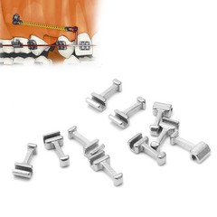 Dental Stainless Steel Orthodontic Crimpable Arch Hooks Long/Medium/Short Tube