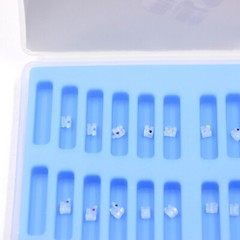 Dental Orthodontic Ceramic Monocrystalline Sapphire Bracket Roth MBT 022 Hook