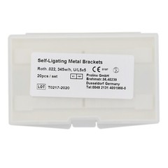 Dental Orthodontic Self Ligating Brackets Interactive Ceramic Metal Roth MBT 022