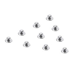 10 Pcs/Pack Orthodontic Ortho Dental Round Bondable Lingual Buttons Mesh Base