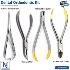 Dental Orthodontic Laboratory Wire Cutter Distal End Ligature Wires Pliers