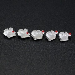 Dental Orthodontic Ceramic Self Ligating Brackets Roth MBT 022 Damon Clear Ormco