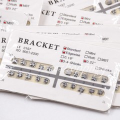 Dental Ortho Brackets Braces Metal Mini Roth/Edgewise/MBT 018/022 no/3/345Hooks