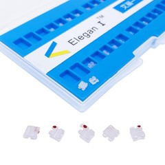 Elegan Dental Sapphire Brace Orthodontic Ceramic Brackets Aesthetic MBT 022 3H