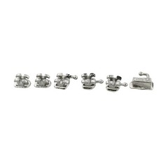 10 Set Orthodontic Brackets MIM Dental Braces 1st Molar Tube Roth 022 3 4 5 6-6