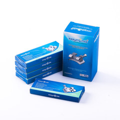 5/50Pks Orthodontic Brackets MBT/Roth 022 3/3-4-5 Hooks Dental Metal Mini Braces