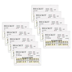 5 Packs Dental Orthodontic Metal Bracket Brace Mini Roth 018 3 Hook 20PCS/Pack