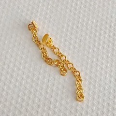 2-100Pcs Dental Orthodontic Traction Chain Gold Round Lingual Buttons Mesh Base